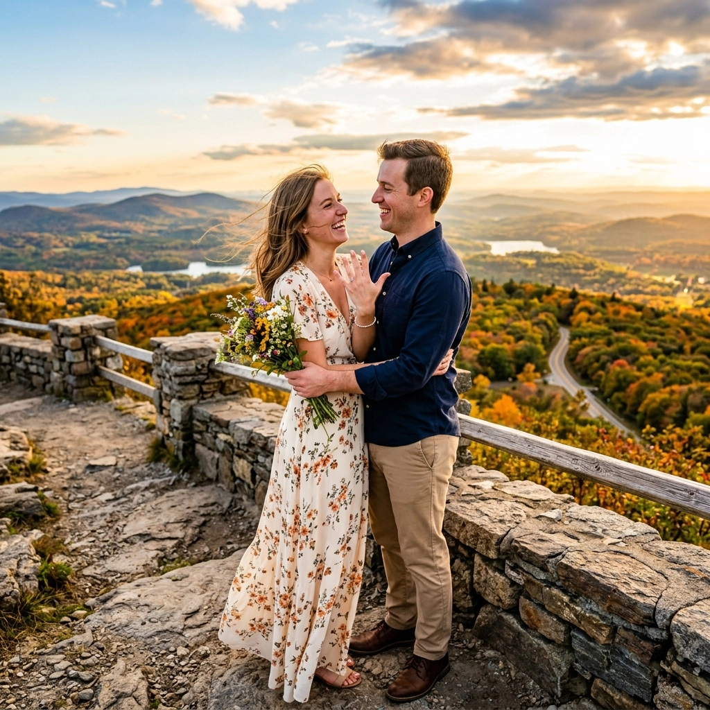 Best Engagement Locations in Central MA: Where to Say ‘Yes’ to the Dress (and the Camera!)